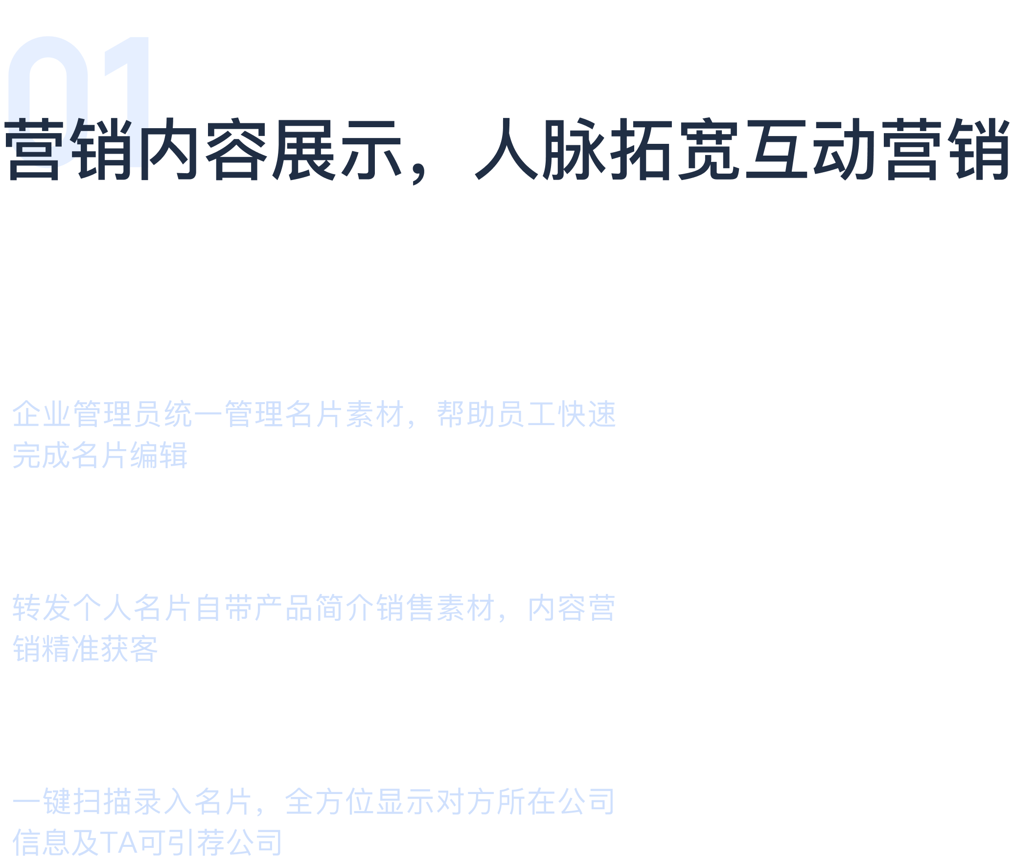名片访问轨迹与使用数据